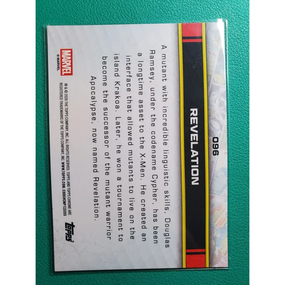 2026 Topps Marvel Chrome - Revelation - Green Raywave 26/99